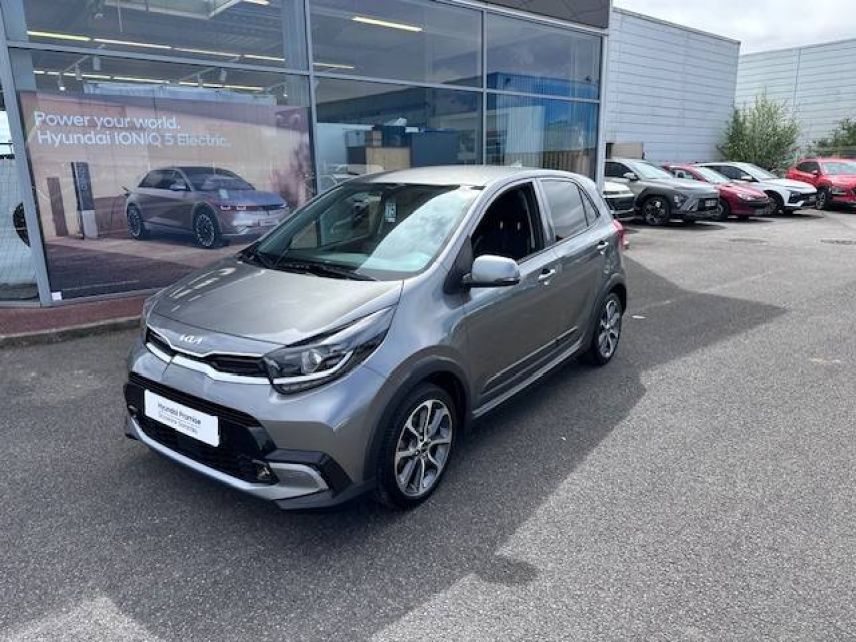 75010 : Hyundai Paris Nord - Goncourt Automobiles - KIA PICANTO X-line - PICANTO III - GRIS CLAIR - Boîte automatisée - Essence sans plomb