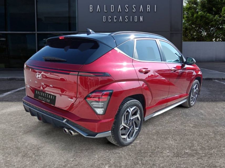 83130 : Hyundai Toulon - Autodif SAS - Groupe BALDASSARI - HYUNDAI KONA N Line Executive - KONA II - Rouge - Automate sequentiel - Essence / Courant électrique