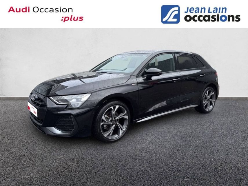 75010 : Hyundai Paris Nord - Goncourt Automobiles - AUDI A3 SPORTBACK S line - A3/S3/RS3 IV - NOIR MYTHIC METALLISE - Automate sequentiel - Diesel