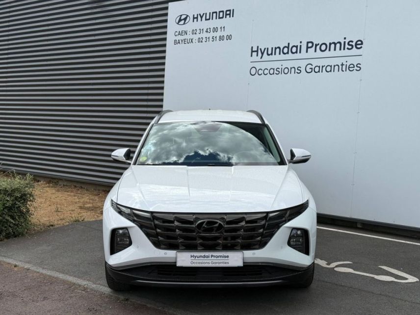 14112 : Hyundai Caen - Trajectoire Automobiles - HYUNDAI Tucson - Tucson - Serenity White Métal - Traction - Diesel/Micro-Hybride
