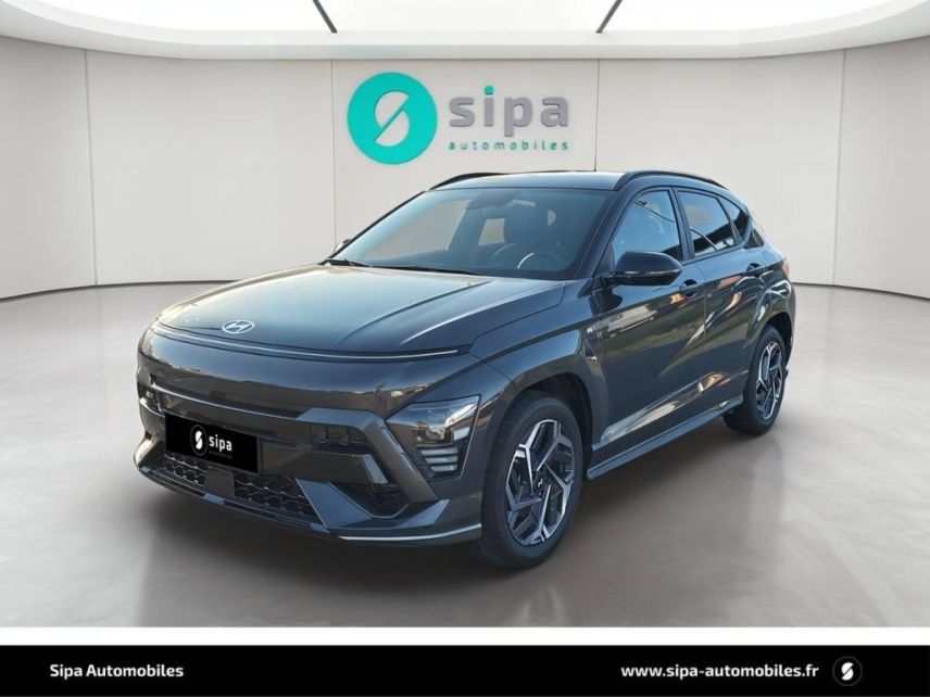 75010 : Hyundai Paris Nord - Goncourt Automobiles - HYUNDAI KONA N Line Executive - KONA II - GRIS - Automate sequentiel - Essence / Courant électrique