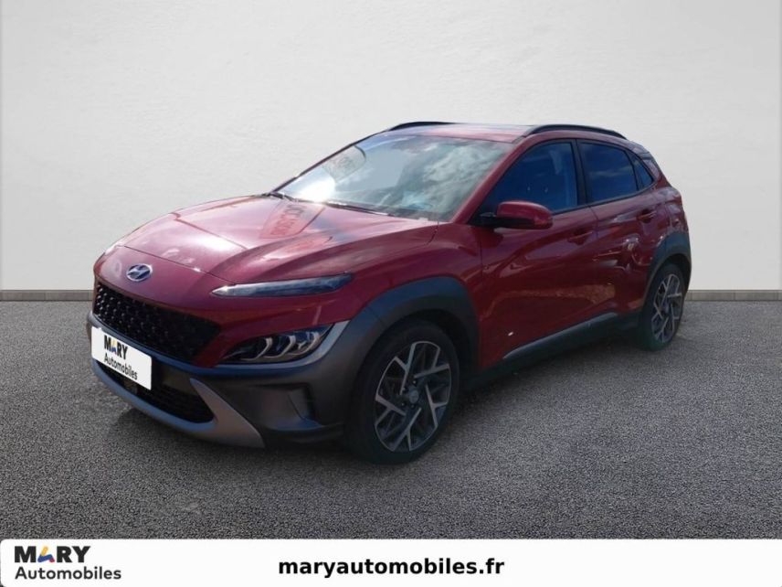 75010 : Hyundai Paris Nord - Goncourt Automobiles - HYUNDAI KONA HYBRID Executive - KONA - Rouge - Automate sequentiel - Essence / Courant électrique