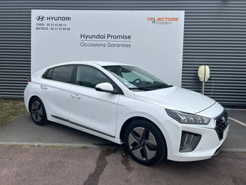 14112 : Hyundai Caen - Trajectoire Automobiles - HYUNDAI Ioniq - Ioniq - Polar White - Traction - Hybride : Essence/Electrique