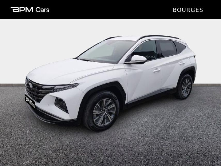18230 : Hyundai Bourges - BPM Cars - HYUNDAI Tucson - Tucson - Polar White - Traction - Hybride : Essence/Electrique