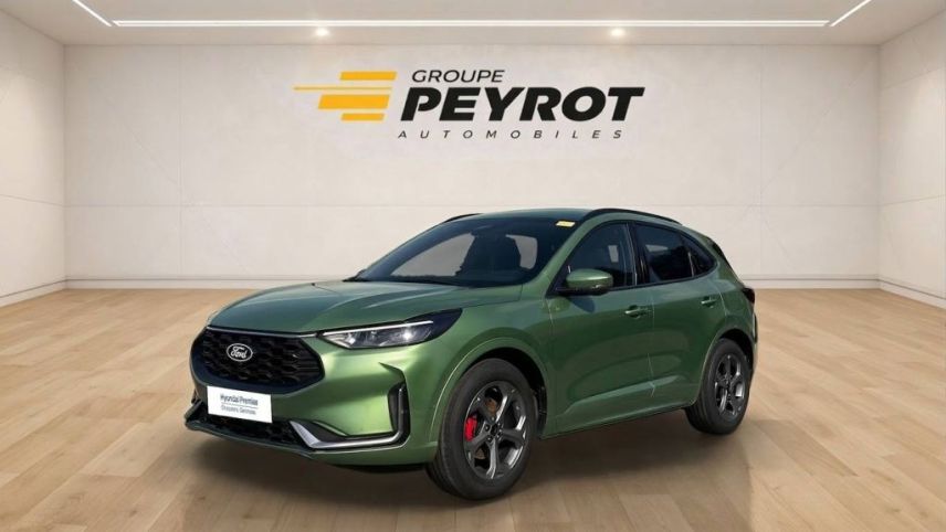 75010 : Hyundai Paris Nord - Goncourt Automobiles - FORD KUGA ST-Line X - KUGA III - VERT CLAIR - Automate à fonct. Continu - Essence / Ethanol / Courant électrique