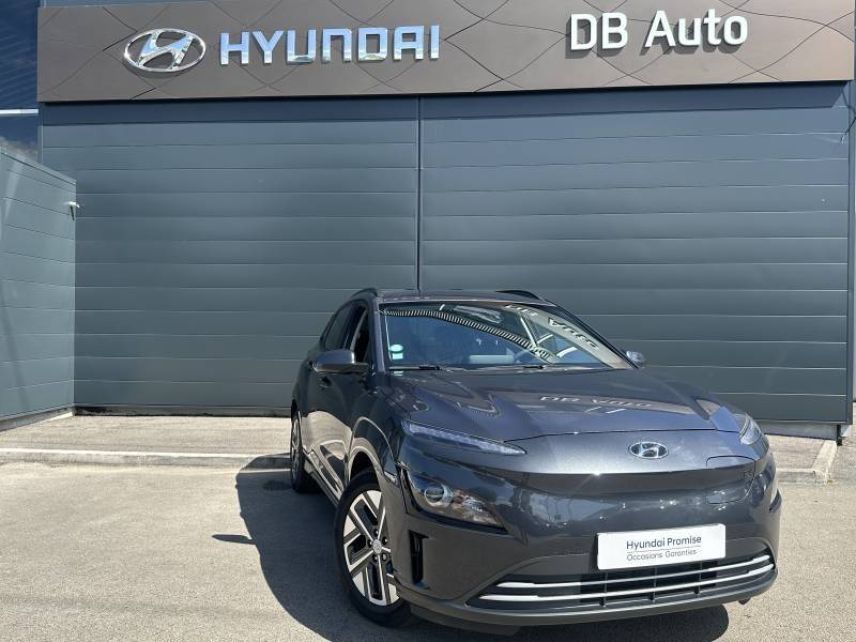 75010 : Hyundai Paris Nord - Goncourt Automobiles - HYUNDAI KONA ELECTRIC Intuitive - KONA ELECTRIC (12/2020-08/2023) - GRIS FONCE - Automate à fonct. Continu - Courant électrique
