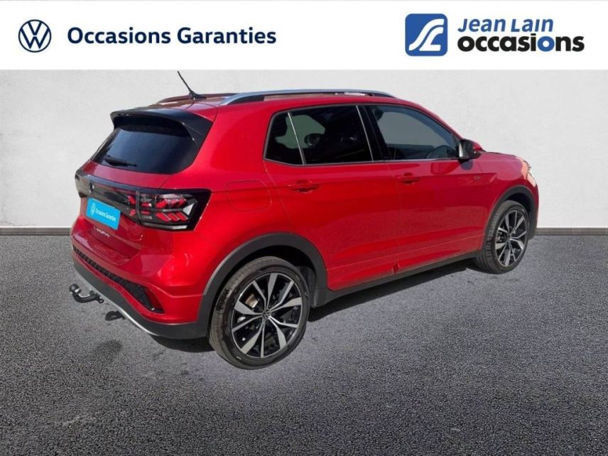 75010 : Hyundai Paris Nord - Goncourt Automobiles - VOLKSWAGEN T-CROSS R-Line - T-CROSS - ROUGE ROI - Automate sequentiel - Essence sans plomb