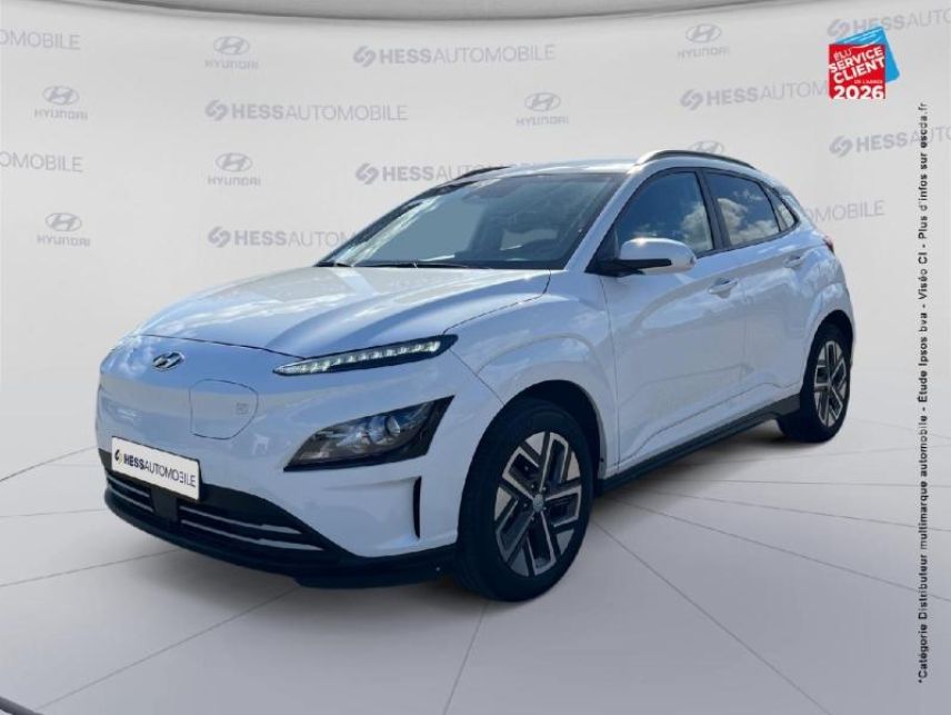 67800 : Hyundai Strasbourg - HESS Automobile - HYUNDAI Kona - Kona - Atlas White Métal - Traction - Electrique