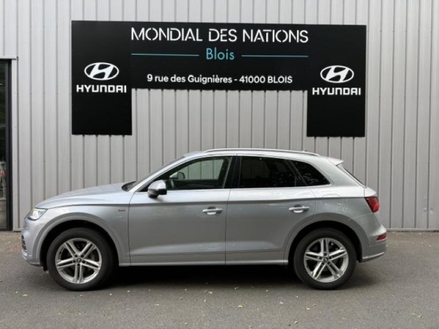 41000 : Hyundai Blois - Mondial des Nations - AUDI Q5 - Q5 - Argent Fleuret - Transmission intégrale - Hybride rechargeable : Essence/Electrique