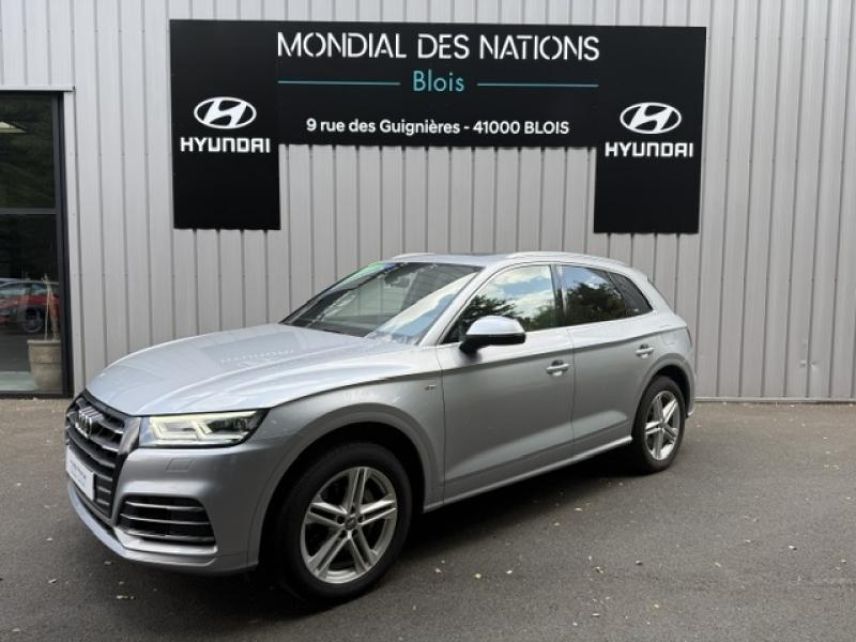 41000 : Hyundai Blois - Mondial des Nations - AUDI Q5 - Q5 - Argent Fleuret - Transmission intégrale - Hybride rechargeable : Essence/Electrique