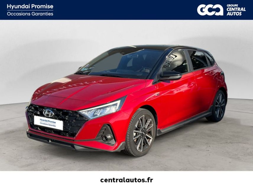 75010 : Hyundai Paris Nord - Goncourt Automobiles - HYUNDAI i20 N Line Creative - i20 III - Rouge - Automate sequentiel - Essence sans plomb