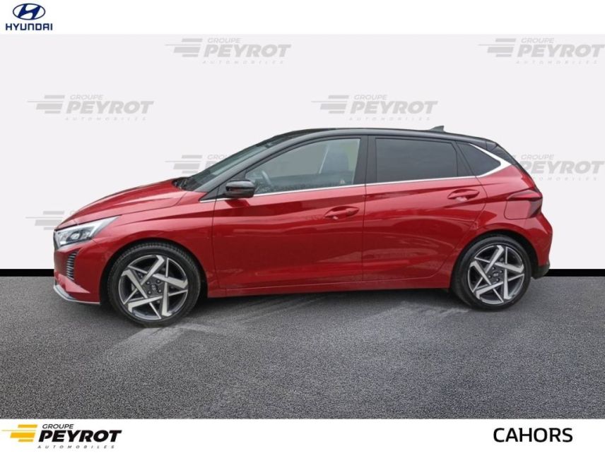 75010 : Hyundai Paris Nord - Goncourt Automobiles - HYUNDAI i20 Executive - i20 III - DRAGON RED/PHANTOM BLACK - Automate sequentiel - Essence sans plomb