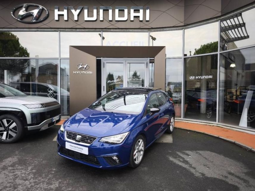 19100 : Hyundai Brive-la-Gaillarde - Garage Pouget - SEAT Ibiza - Ibiza - Bleu électrique - Traction - Essence