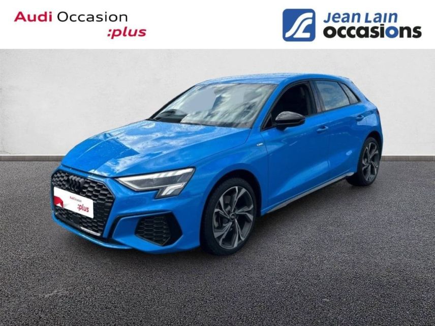 75010 : Hyundai Paris Nord - Goncourt Automobiles - AUDI A3 SPORTBACK S Line - A3/S3/RS3 IV - BLEU TURBO - Automate sequentiel - Diesel