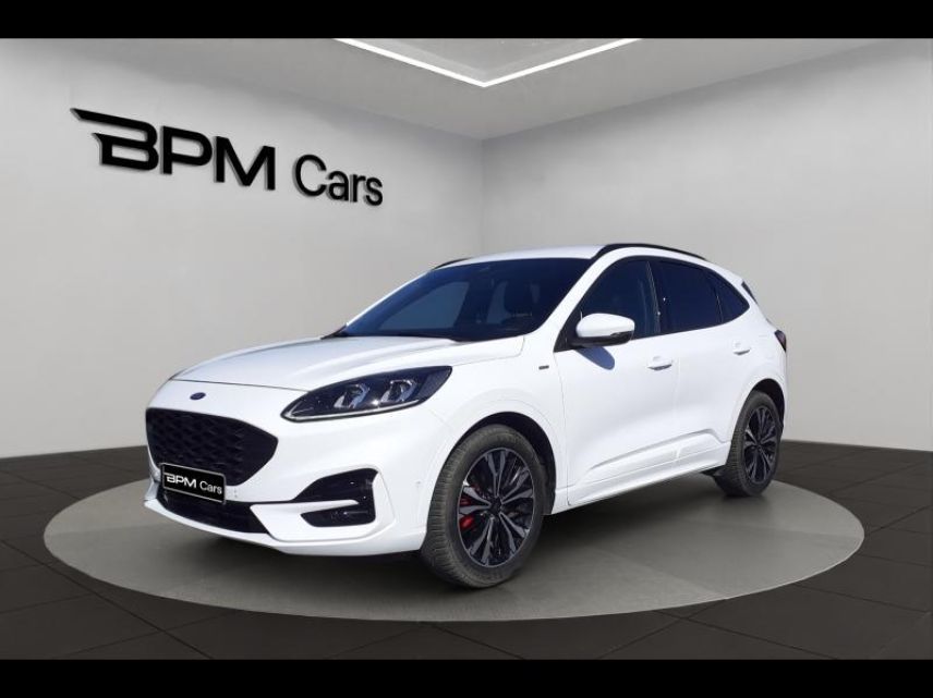 18230 : Hyundai Bourges - BPM Cars - FORD Kuga - Kuga - Blanc Glacier - Traction - Hybride : Essence/Electrique