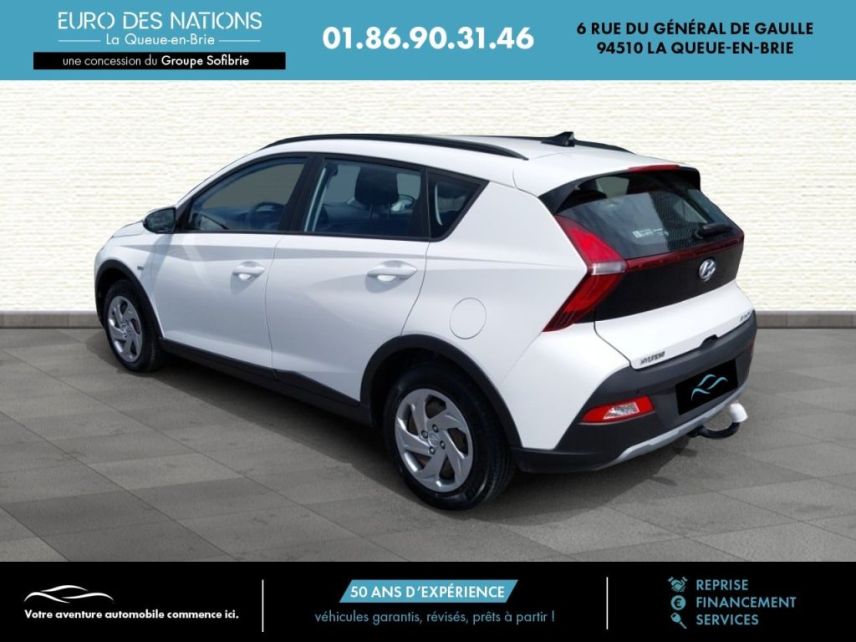 75010 : Hyundai Paris Nord - Goncourt Automobiles - HYUNDAI BAYON Initia - BAYON - BLANC - Boîte manuelle - Essence sans plomb