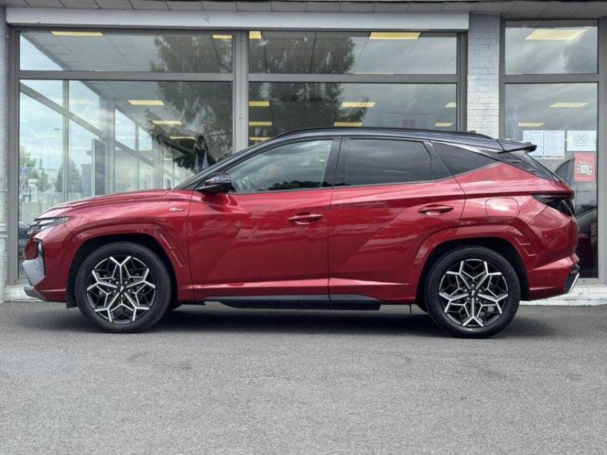 57200 : Hyundai Sarreguemines - Theobald Automobiles - HYUNDAI Tucson - Tucson - Sunset Red Métal - Transmission intégrale - Hybride rechargeable : Essence/Electrique