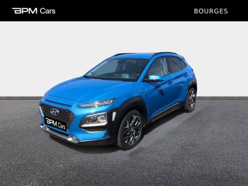 18230 : Hyundai Bourges - BPM Cars - HYUNDAI Kona - Kona - Blue Lagoon - Traction - Hybride : Essence/Electrique
