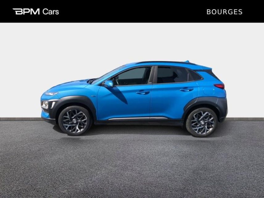 18230 : Hyundai Bourges - BPM Cars - HYUNDAI Kona - Kona - Blue Lagoon - Traction - Hybride : Essence/Electrique