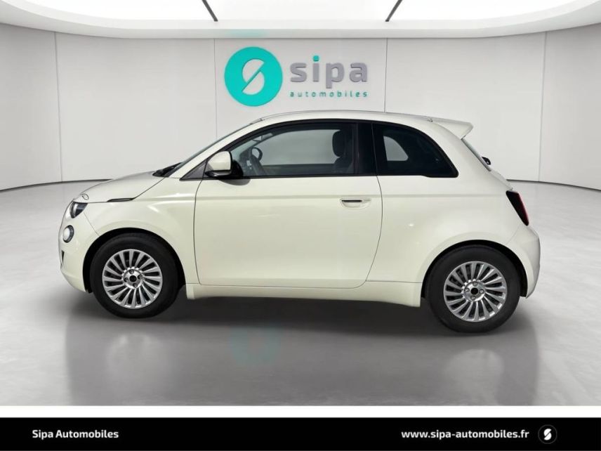 75010 : Hyundai Paris Nord - Goncourt Automobiles - FIAT 500e BERLINE MY22 SERIE 1 STEP 2 Action Plus - 500 III ELECTRIQUE - Blanc - Automate à fonct. Continu - Courant électrique