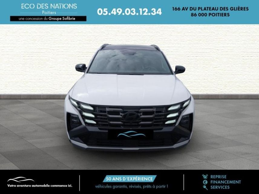 86000 : Hyundai Poitiers - Eco des Nations - HYUNDAI Tucson - Tucson - Serenity White Métal - Traction - Hybride : Essence/Electrique