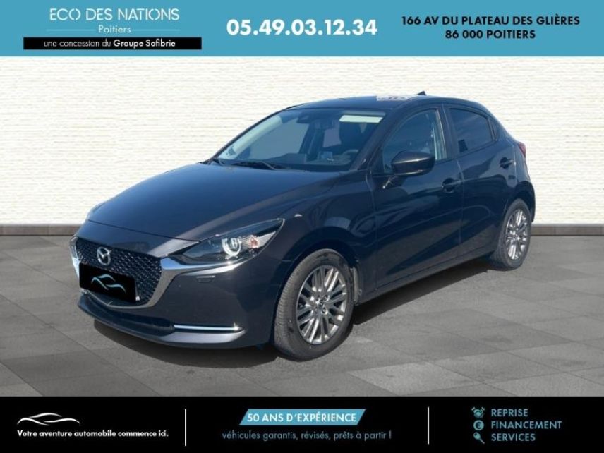 86000 : Hyundai Poitiers - Eco des Nations - MAZDA Mazda 2 - Mazda 2 - Gris - Traction - Essence/Micro-Hybride