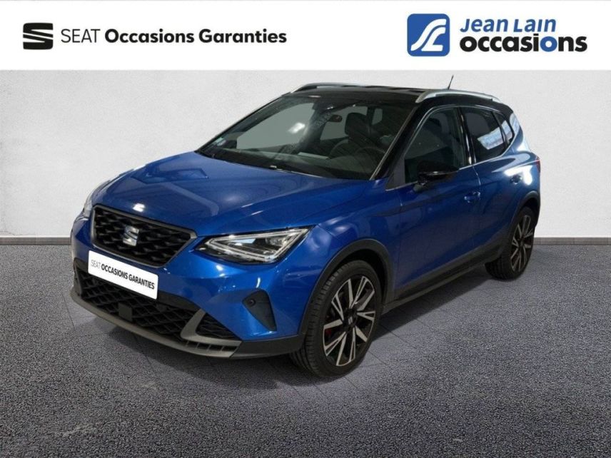 75010 : Hyundai Paris Nord - Goncourt Automobiles - SEAT ARONA FR - ARONA - BLEU SAPHIR / NOIR MINUIT - Automate sequentiel - Essence sans plomb