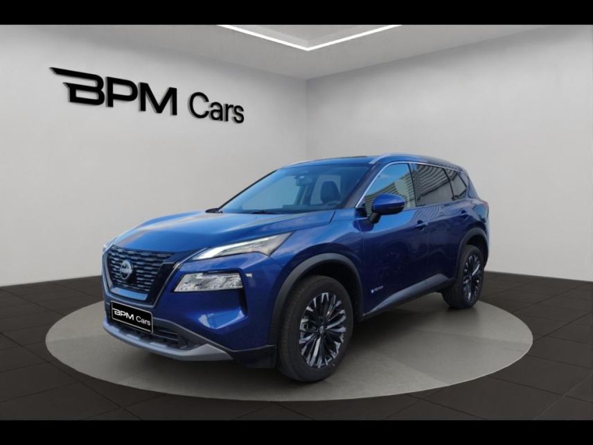 18230 : Hyundai Bourges - BPM Cars - NISSAN X-Trail - X-Trail - Bleu Sukumo métallisé - Traction - Hybride : Essence/Electrique