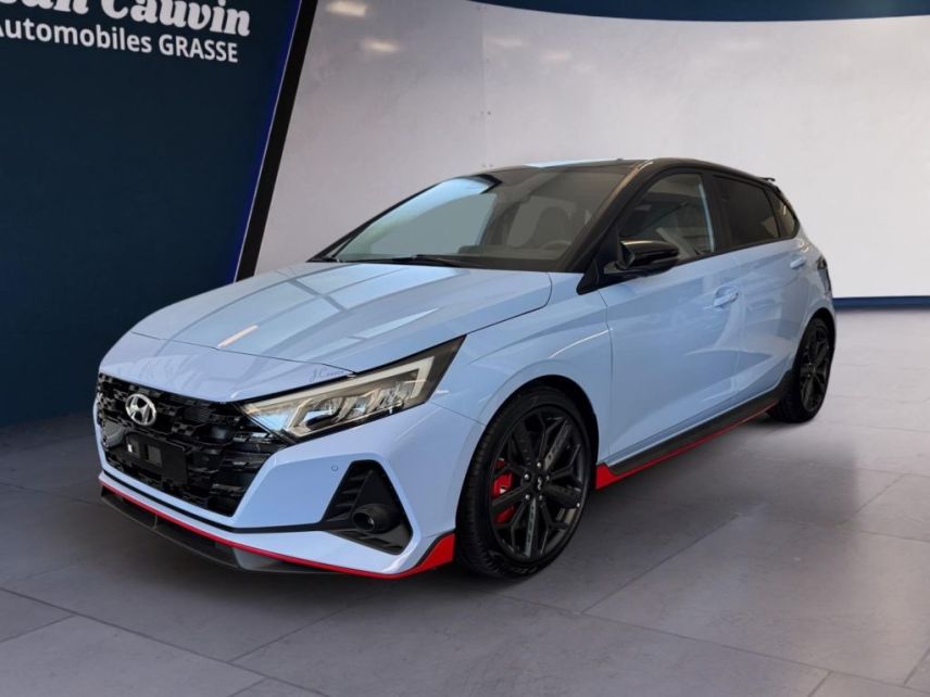06130 : Hyundai Grasse - Garage Jean Cauvin - HYUNDAI i20 N  - i20 III - Bleu - Boîte manuelle - Essence sans plomb