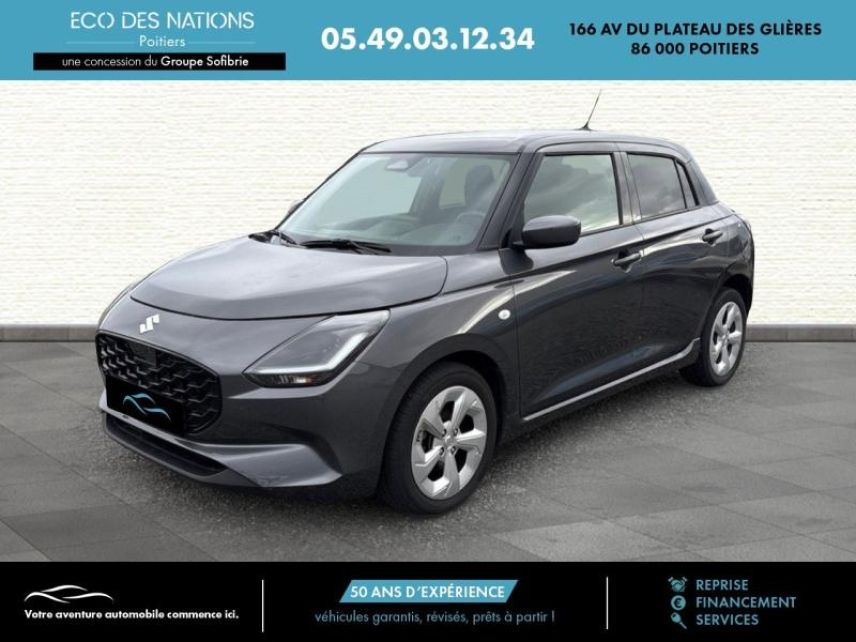 86000 : Hyundai Poitiers - Eco des Nations - SUZUKI Swift - Swift - Mineral Gray Metal - Traction - Essence/Micro-Hybride