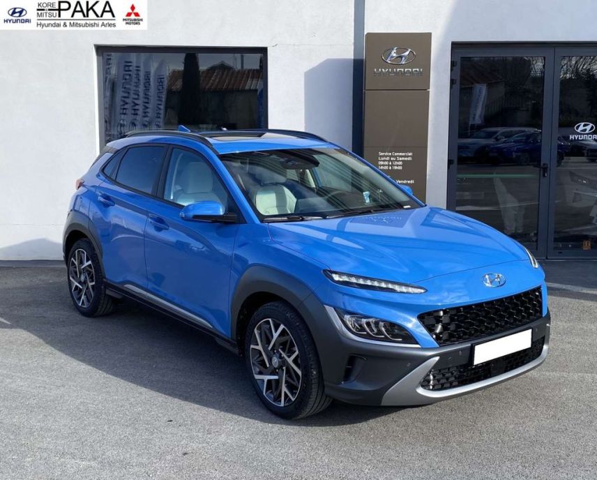 13200 : HYUNDAI Arles - Lexa Automobile - HYUNDAI KONA HYBRID Executive - KONA - Bleu - Automate sequentiel - Essence / Courant électrique