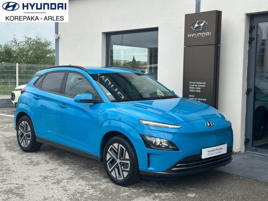 75010 : Hyundai Paris Nord - Goncourt Automobiles - HYUNDAI KONA ELECTRIC Intuitive - KONA ELECTRIQUE - Bleu - Automate à fonct. Continu - Courant électrique