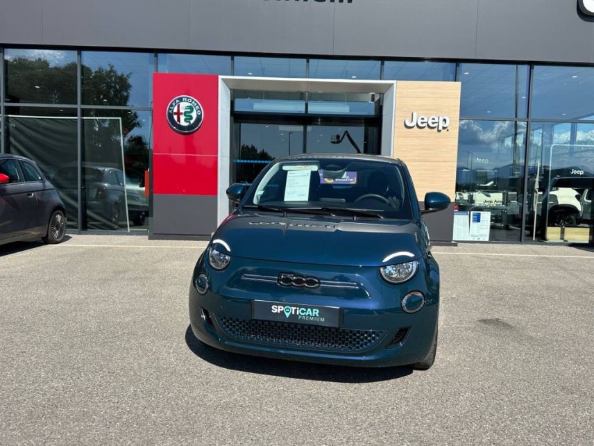 75010 : Hyundai Paris Nord - Goncourt Automobiles - FIAT 500e BERLINE MY22 SERIE 1 STEP 1 Action Plus - 500 III - Bleu - Automate à fonct. Continu - Courant électrique