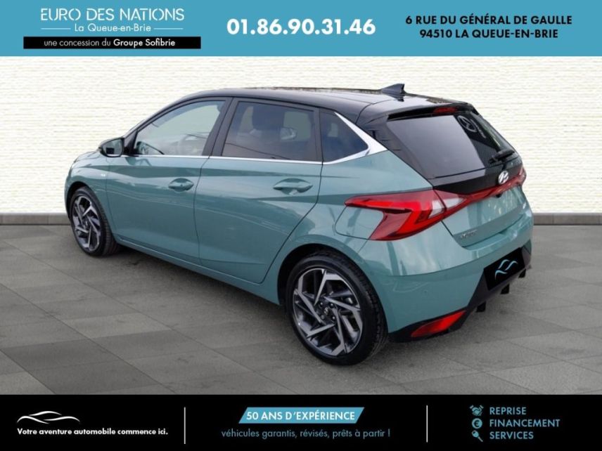 75010 : Hyundai Paris Nord - Goncourt Automobiles - HYUNDAI i20 Executive - i20 III - Vert - Automate sequentiel - Essence sans plomb