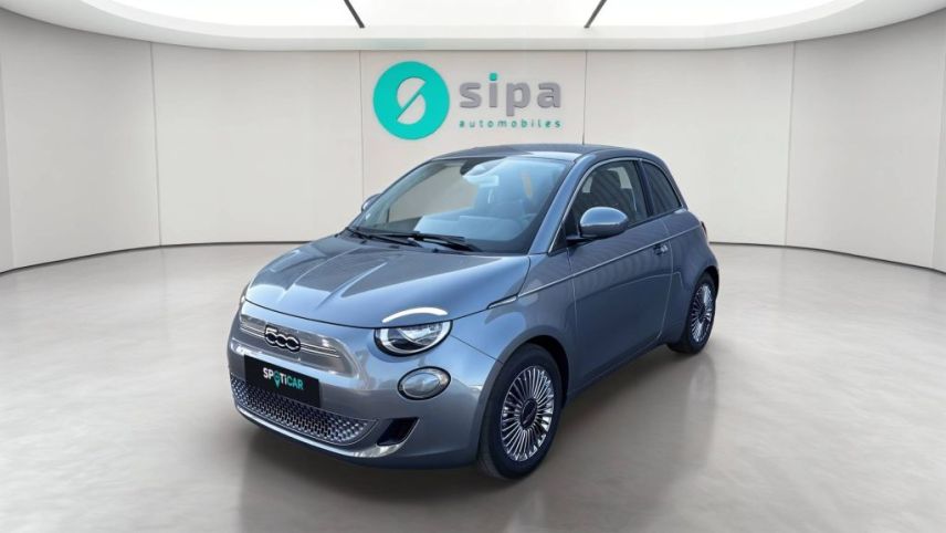 75010 : Hyundai Paris Nord - Goncourt Automobiles - FIAT 500e BERLINE Nouvelle 500 - 500 III ELECTRIQUE - Mineral Grey - Automate à fonct. Continu - Courant électrique