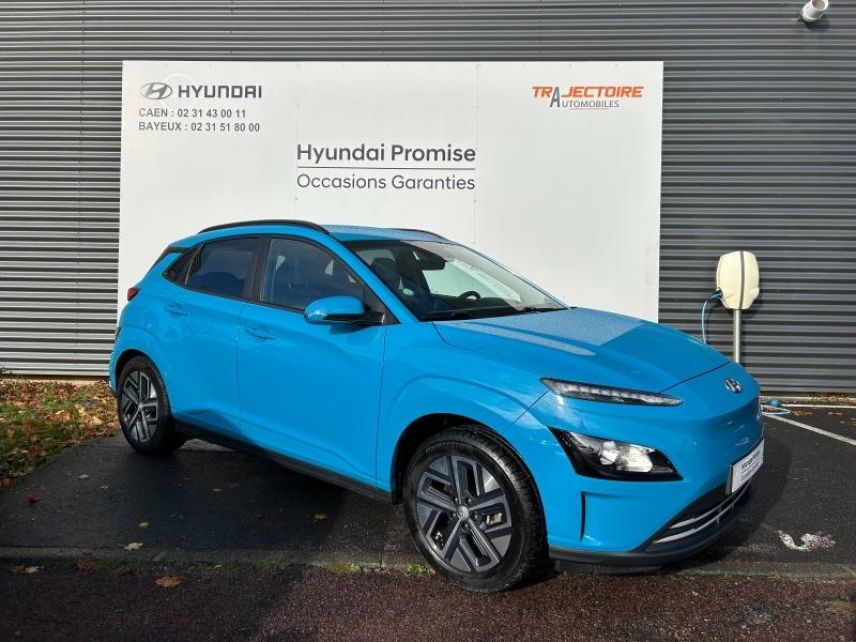 14112 : Hyundai Caen - Trajectoire Automobiles - HYUNDAI Kona - Kona - Bleu - Traction - Electrique