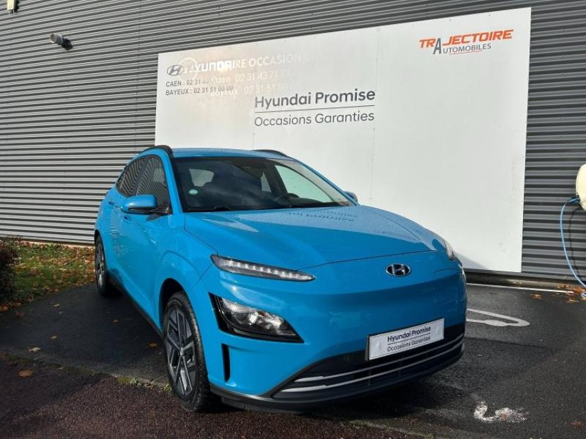 14112 : Hyundai Caen - Trajectoire Automobiles - HYUNDAI Kona - Kona - Bleu - Traction - Electrique