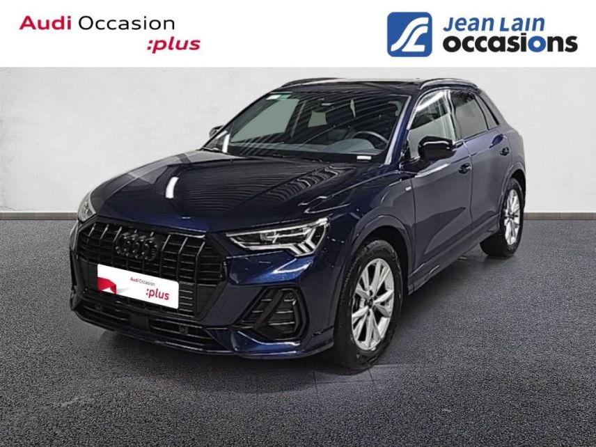 75010 : Hyundai Paris Nord - Goncourt Automobiles - AUDI Q3 S line plus - Q3 II - BLEU NAVARRE METALLISE - Automate sequentiel - Diesel