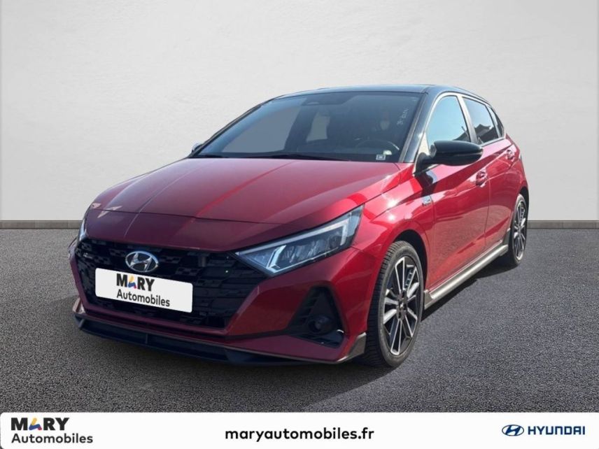 75010 : Hyundai Paris Nord - Goncourt Automobiles - HYUNDAI i20 N Line Creative - i20 III - DRAGON RED/PHANTOM BLACK - Automate sequentiel - Essence sans plomb