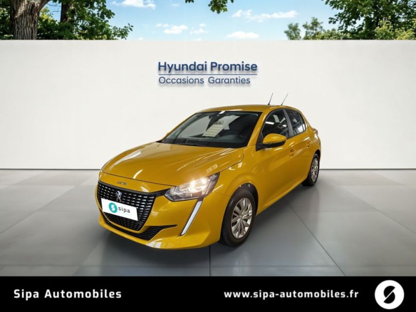 75010 : Hyundai Paris Nord - Goncourt Automobiles - PEUGEOT 208 Active - 208 II - Jaune - Boîte manuelle - Essence sans plomb