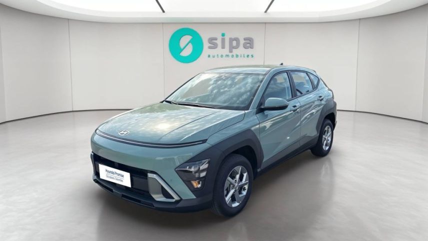 75010 : Hyundai Paris Nord - Goncourt Automobiles - HYUNDAI KONA Intuitive - KONA II - VERT CLAIR - Boîte manuelle - Essence sans plomb