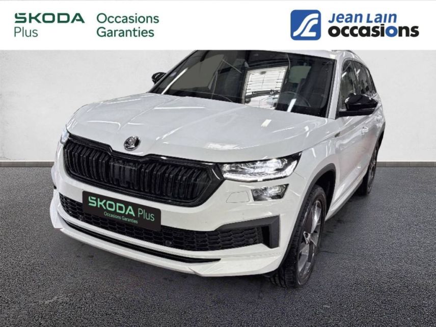 75010 : Hyundai Paris Nord - Goncourt Automobiles - SKODA KODIAQ Sportline - KODIAQ - BLANC LUNE - Automate sequentiel - Essence sans plomb