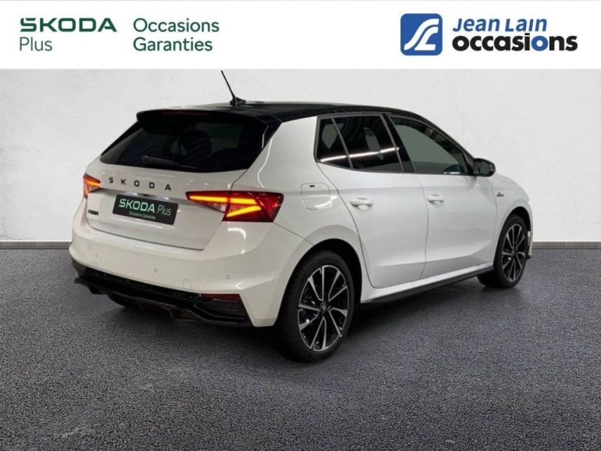 75010 : Hyundai Paris Nord - Goncourt Automobiles - SKODA FABIA Monte-Carlo - FABIA IV - BLANC LUNE TOIT NOIR - Automate sequentiel - Essence sans plomb