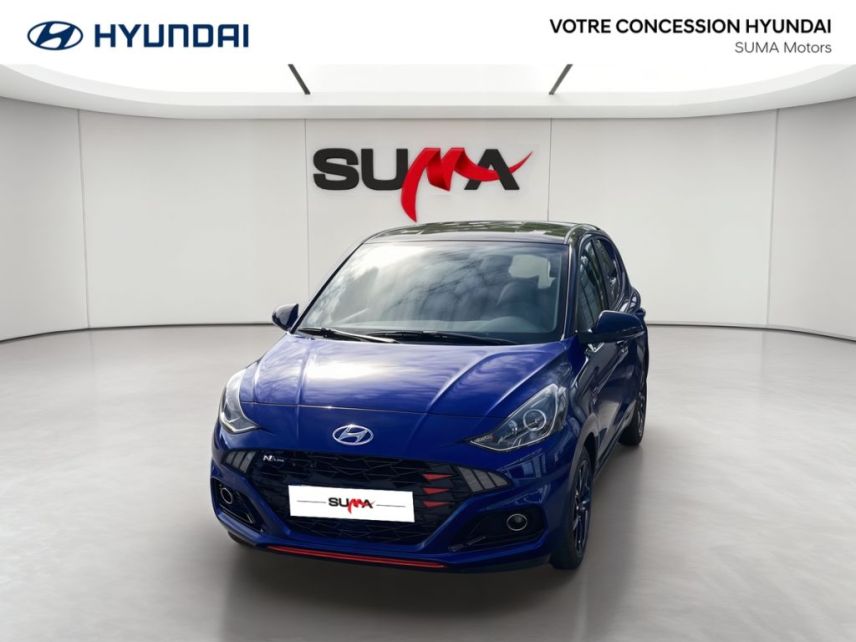 75010 : Hyundai Paris Nord - Goncourt Automobiles - HYUNDAI i10 N Line - i10 III - Bleu - Boîte manuelle - Essence sans plomb