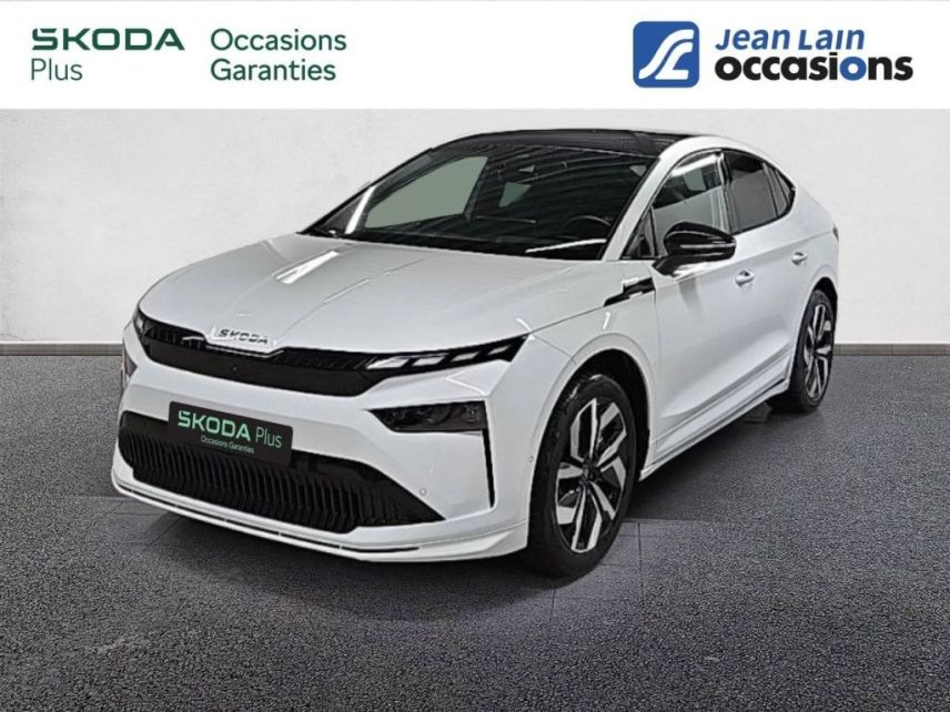 75010 : Hyundai Paris Nord - Goncourt Automobiles - SKODA ENYAQ COUPE Sportline - ENYAQ - BLANC LUNE - Automate à fonct. Continu - Courant électrique