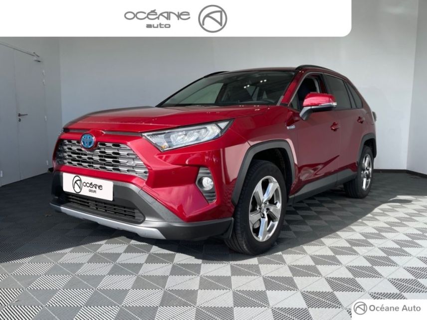49070 : Hyundai Angers - Oceane Automobiles - TOYOTA RAV4 HYBRIDE MY20 Dynamic - RAV4 V - Rouge - Automate à fonct. Continu - Essence / Courant électrique