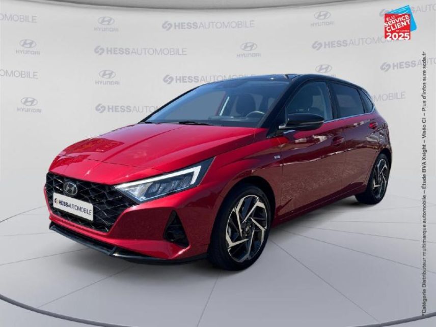 67800 : Hyundai Strasbourg - HESS Automobile - HYUNDAI i20 - i20 - Dragon Red Métal/Toit/rétro Black - Traction - Essence/Micro-Hybride