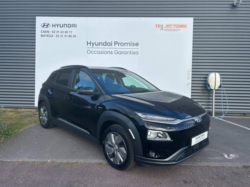 14112 : Hyundai Caen - Trajectoire Automobiles - HYUNDAI Kona - Kona - Phantom Black Métal - Traction - Electrique