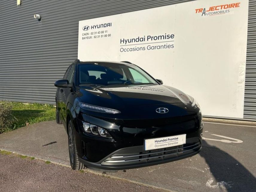 14112 : Hyundai Caen - Trajectoire Automobiles - HYUNDAI Kona - Kona - Phantom Black Métal - Traction - Electrique