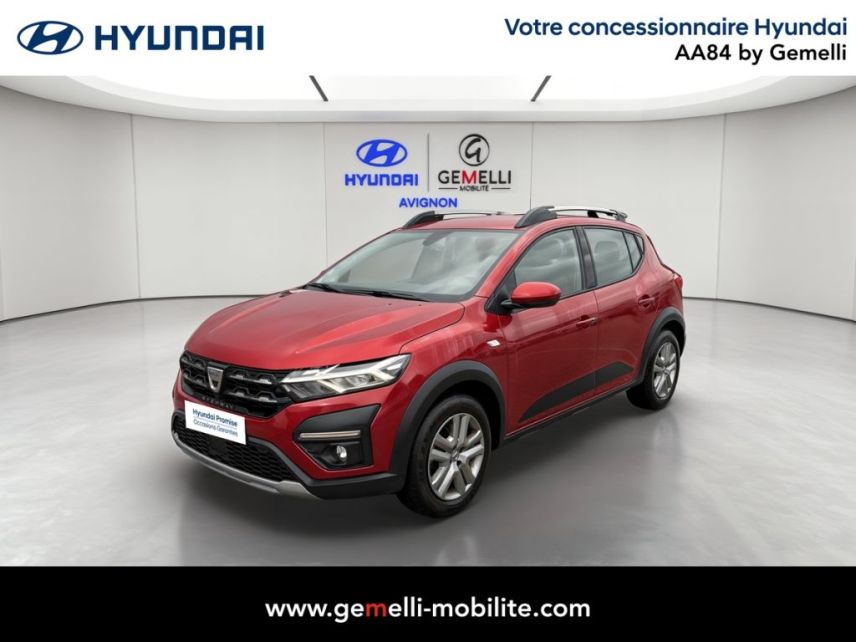 75010 : Hyundai Paris Nord - Goncourt Automobiles - DACIA SANDERO Stepway Confort - SANDERO III - Rouge - Boîte manuelle - Essence sans plomb